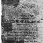 Alien registration booklet - FdR